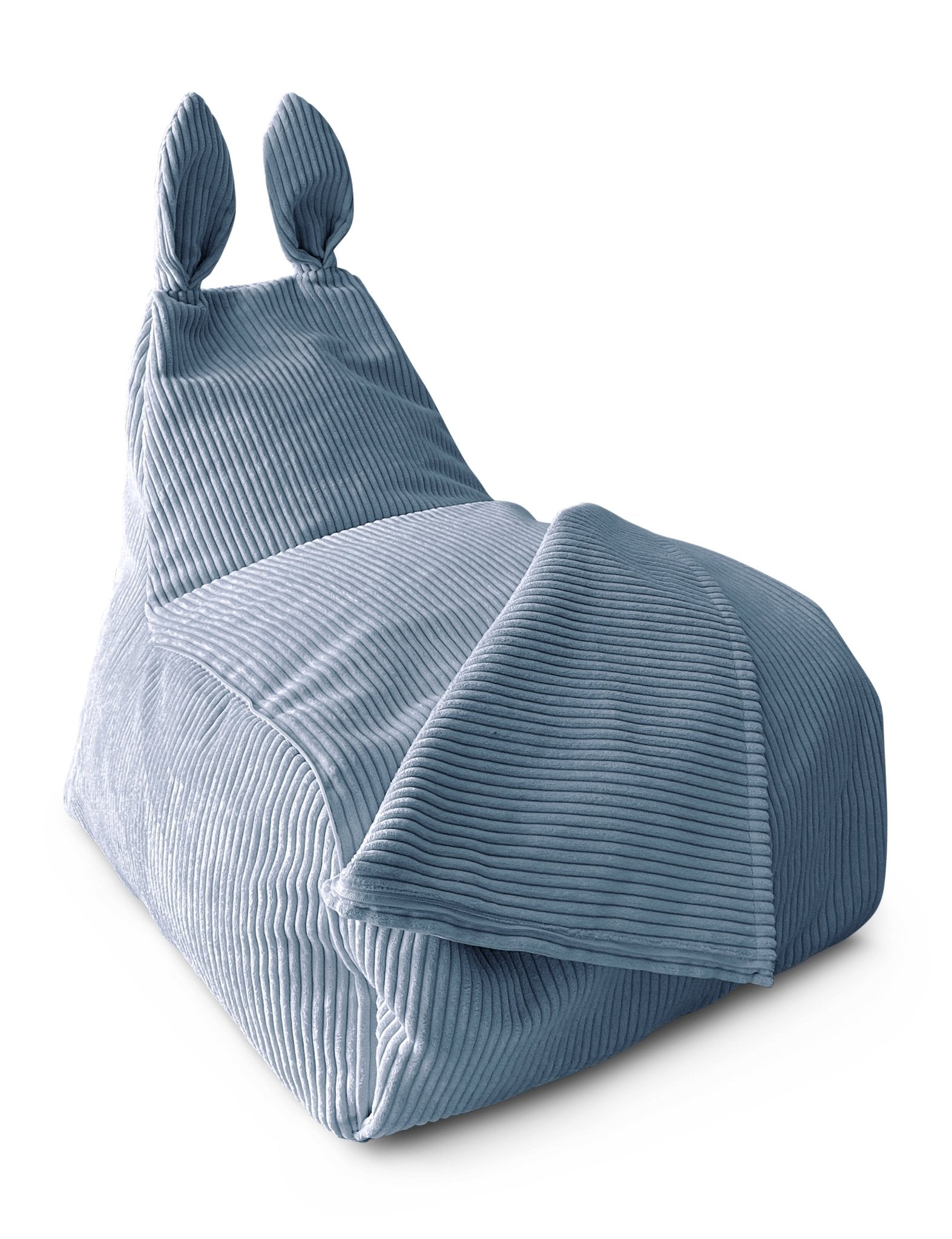 BUNNY L Bean Bag, Corduroy, Light Blue - Scandinavian Stories by Marton