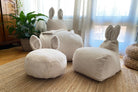 BUNNY L Bean Bag, Fur, Beige - Scandinavian Stories by Marton