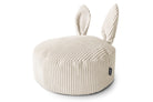 BUNNY Pouf Bean Bag, Corduroy, Dark Brown - Scandinavian Stories by Marton