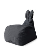 BUNNY S Bean bag, Fur Dark Grey - Scandinavian Stories by Marton