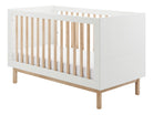 Maja Bed/Cot, 3 Growing functions 140x 70 cm White color - Scandinavian Stories by Marton