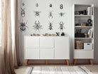 Saga 4-chest of drawer + 1 door White color - Scandinavian Stories by Marton