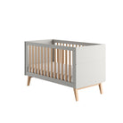 Saga Bed/Cot, 3 growing functions 140 x 70 cm Grey color - Scandinavian Stories by Marton