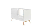 Saga Cot, 2 growing functions 120x 60 cm White color - Scandinavian Stories by Marton