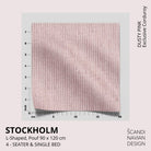 STOCKHOLM L - Shaped sofa/single bed Exclusive Corduroy Dusty Pink removable & washable cover - Scandinavian Stories by Marton