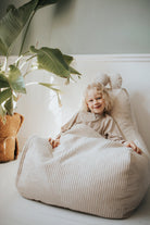 TEDDY L Bean Bag, Corduroy Cream - Scandinavian Stories by Marton