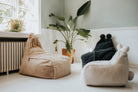 TEDDY L Bean Bag, Fur Beige - Scandinavian Stories by Marton