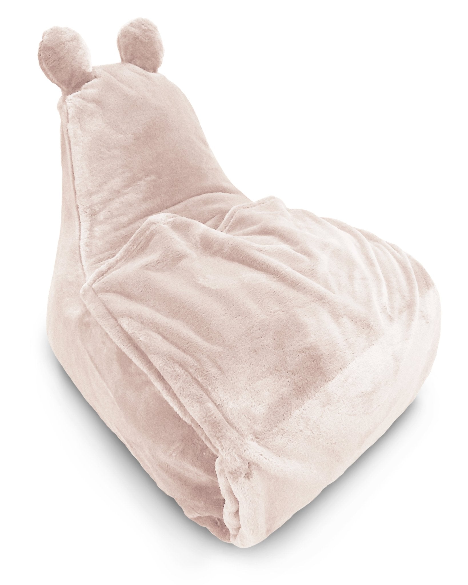 TEDDY L Bean Bag, Fur Light Pink - Scandinavian Stories by Marton