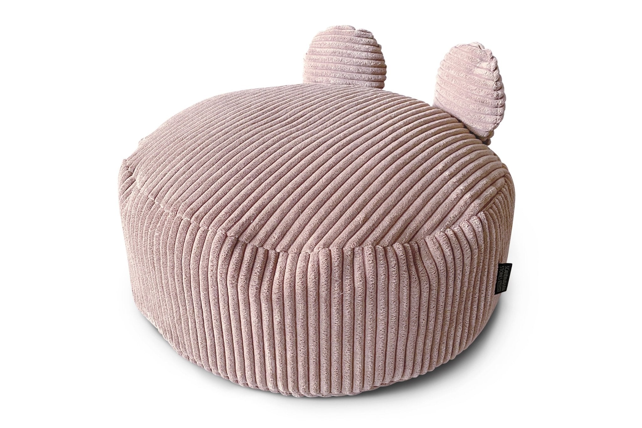 TEDDY Pouf Bean Bag, Corduroy Dark Brown - Scandinavian Stories by Marton