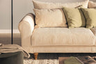 TURKU 4 - seater sofa/single bed Exclusive Corduroy, Chocolate removable & washable covers - Scandinavian Stories by Marton