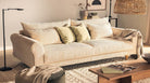 TURKU 4 - seater sofa/single bed Exclusive Corduroy, Dusty Pink removable & washable covers - Scandinavian Stories by Marton